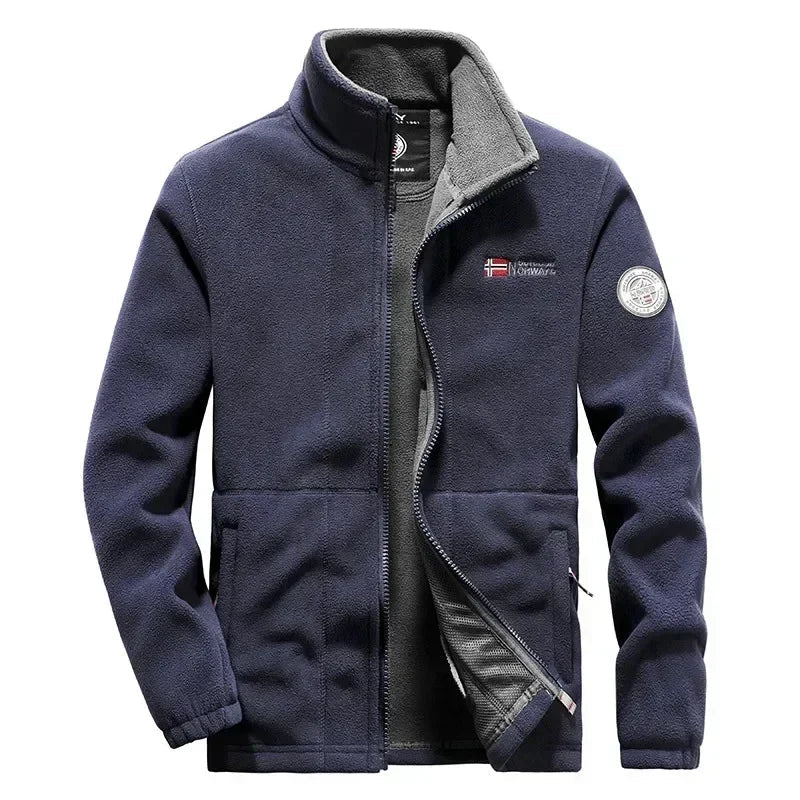 Jaqueta Masculina Polar Para Inverno com Bolsos - (Promoção de Inverno 2026)