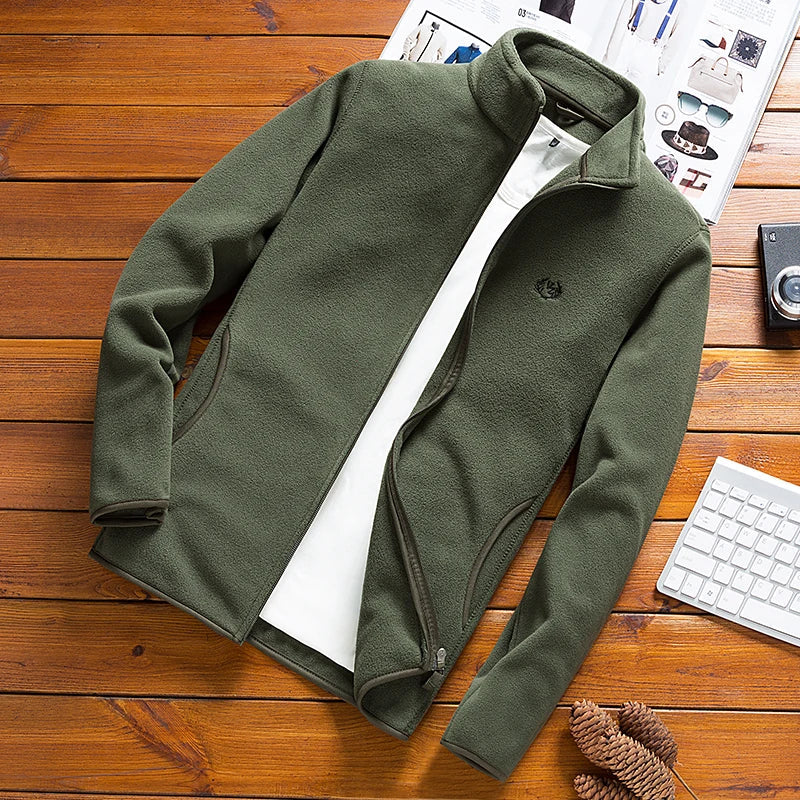 Jaqueta Masculina Tactical de Softshell com Forro Fleece - Impermeável, Térmica e Resistente ao Vento - (Promoção de Inverno 2026)