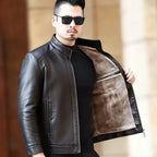 Jaqueta Masculina em Couro - Sellina