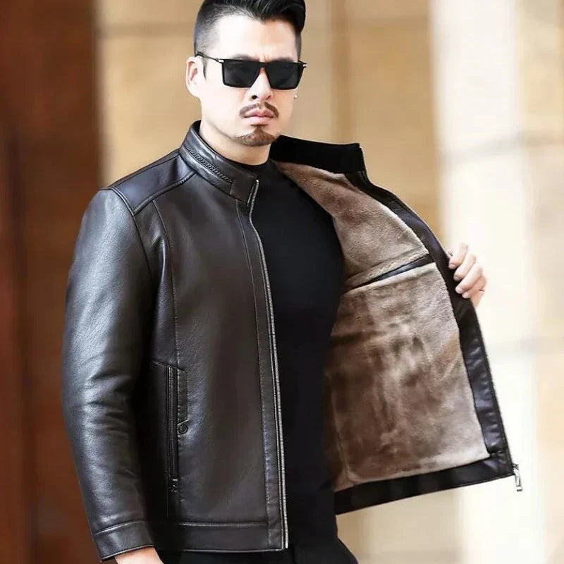 Jaqueta Masculina em Couro - Sellina