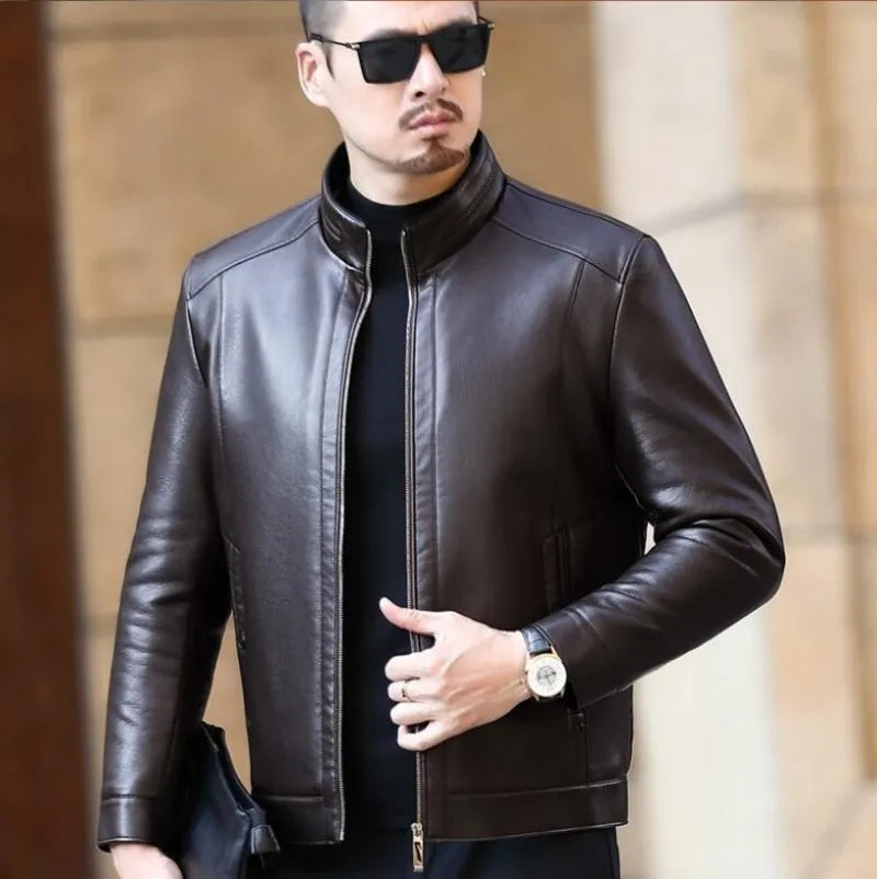 Jaqueta Masculina em Couro - Sellina