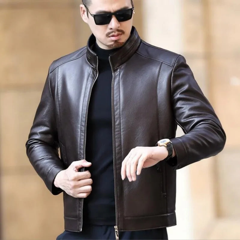 Jaqueta Masculina em Couro - Sellina