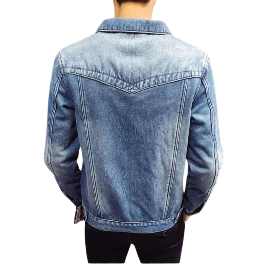Jaqueta Jeans Masculina Peludo Style - (PROMOÇÃO DE INVERNO 2026)