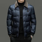 Jaqueta Masculina Acolchoada Veludo Plush - (PROMOÇÃO DE INVERNO 2026)