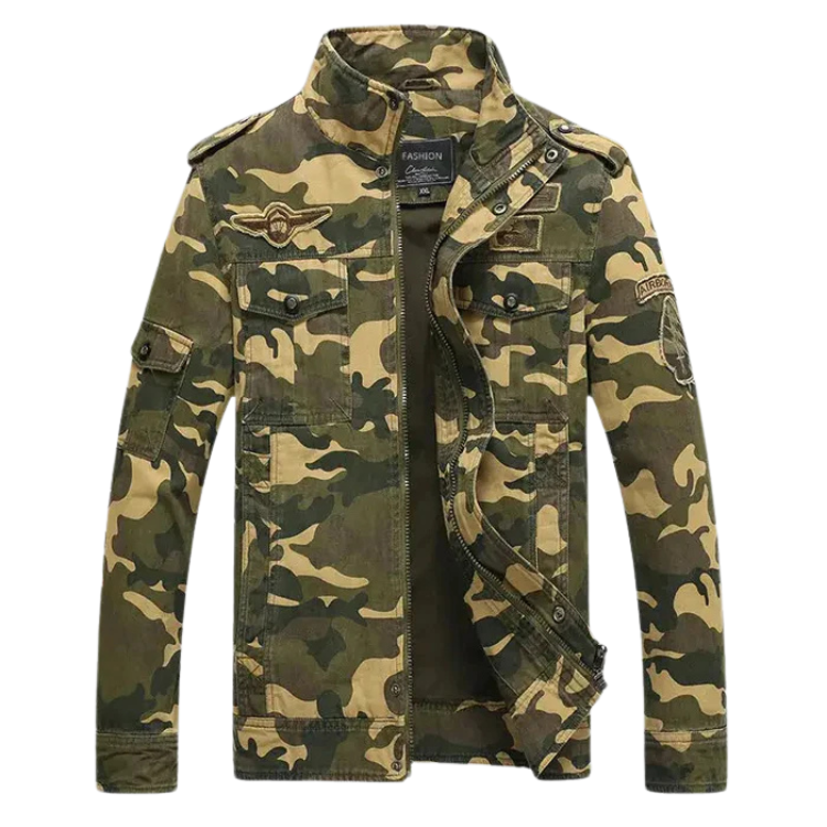 Jaqueta Masculina Camuflada Camo Force - (PROMOÇÃO DE INVERNO 2026)