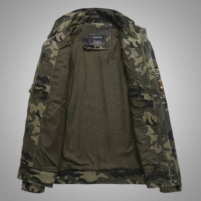 Jaqueta Masculina Camuflada Camo Force - (PROMOÇÃO DE INVERNO 2026)