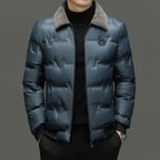 Jaqueta Masculina Acolchoada Veludo Plush - (PROMOÇÃO DE INVERNO 2026)