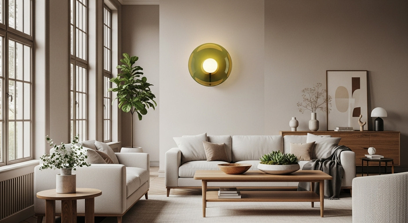 Arandela Vidro Design Moderno